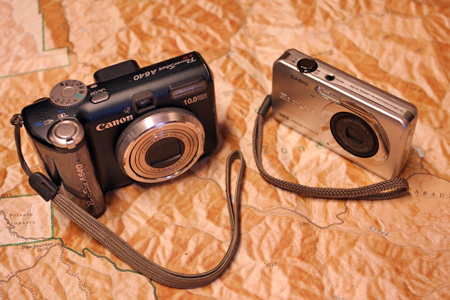 Canone A640 and Casio EX-Z90